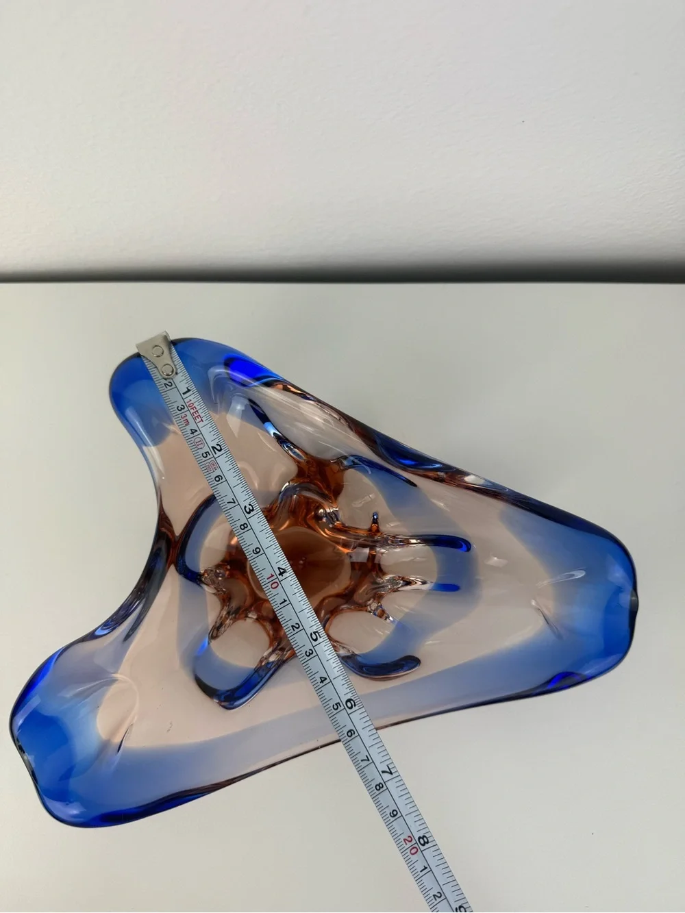 Vintage Frantisek Zemek Mstisov Niagara Czech Art Glass Bowl